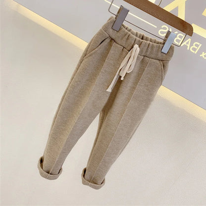 Knitted Stretch Casual Trousers