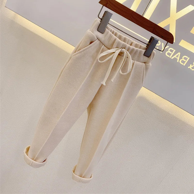 Knitted Stretch Casual Trousers