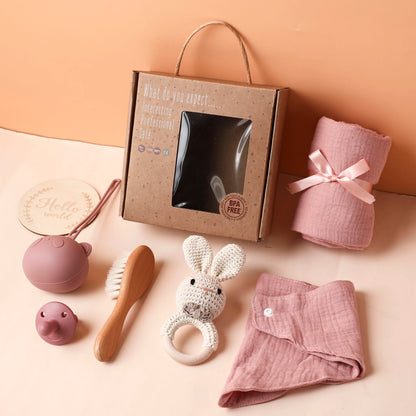 Baby Gift Sets - Pink Rabbit