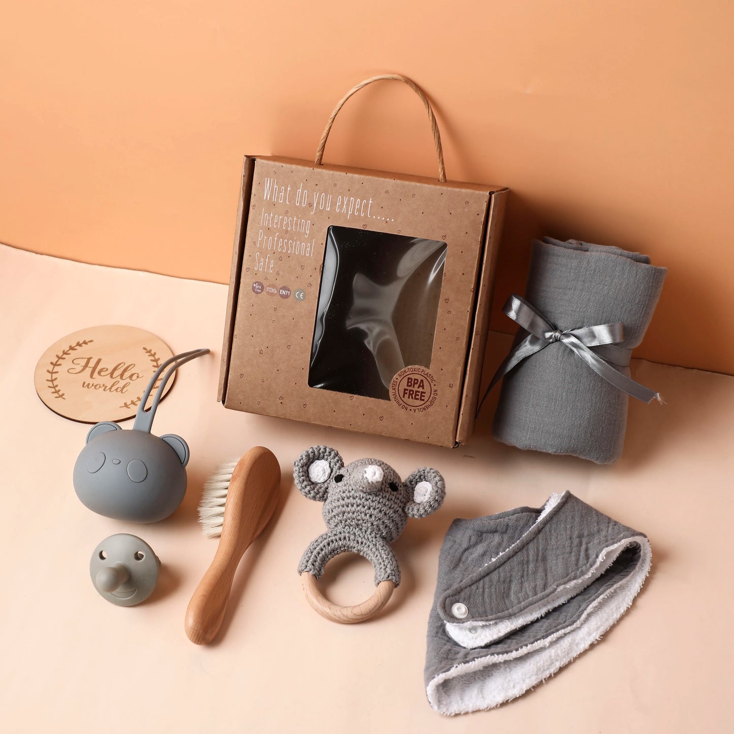 Baby Gift Sets - Elephant Grey