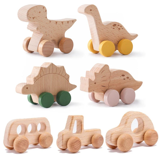 Wooden Baby Car Toys