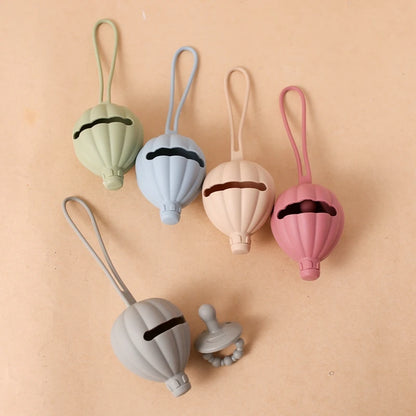 Baby Silicone Nipple Storage Box Hot Air Balloon