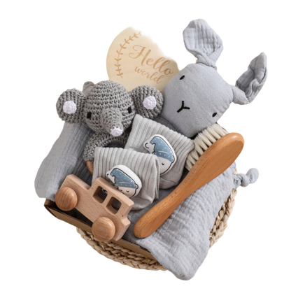 Baby Gift Sets - Rabbit Grey