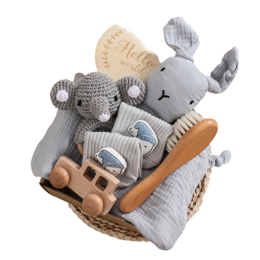 Baby Gift Sets - Rabbit Grey