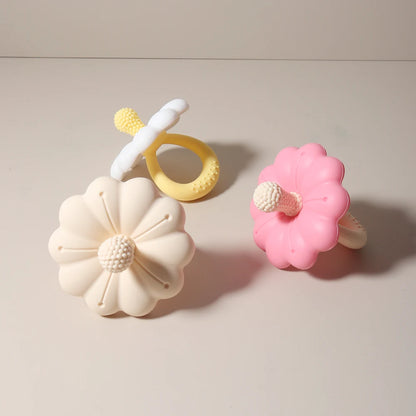 Silicone Flower Teether | Food-Grade Baby Toy