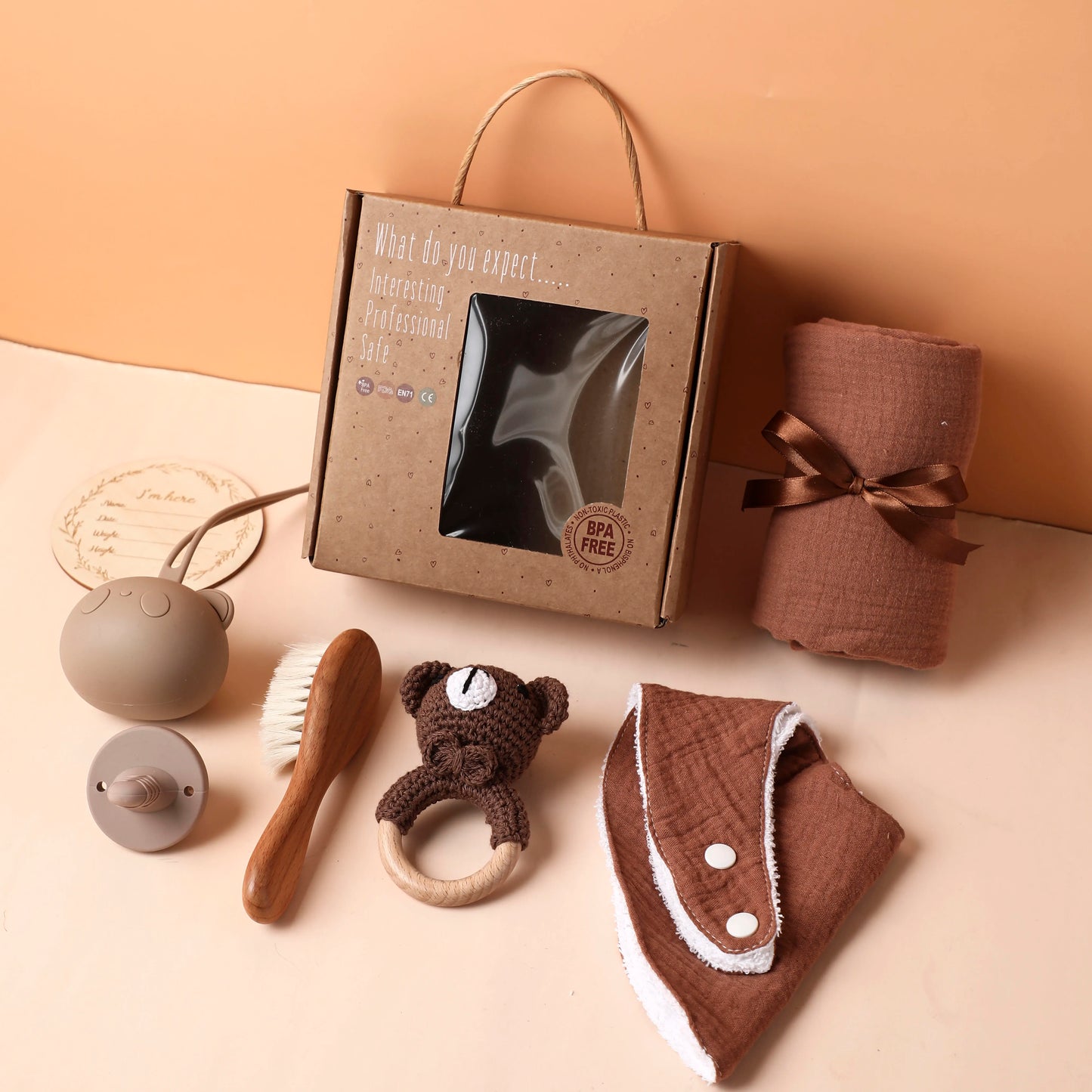 Baby Gift Sets - Bear Coffee