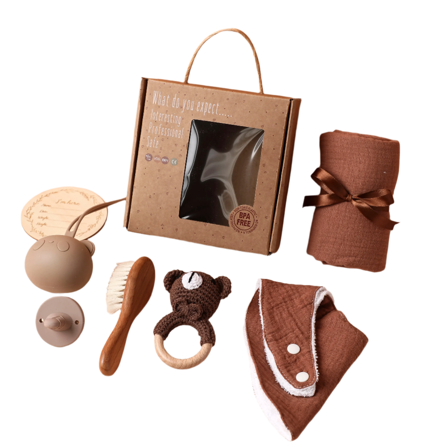 Baby Gift Sets - Bear Coffee