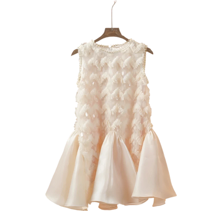 Pearl-Embellished Princess Dress