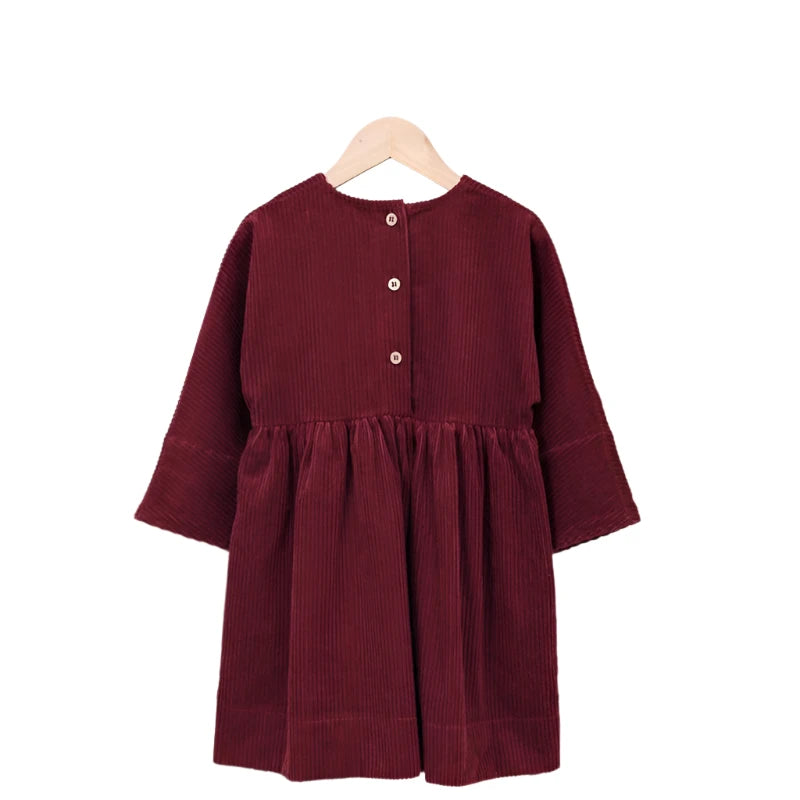 Retro Corduroy Dress