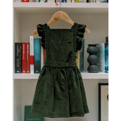 Chic Ruffled Velvet  Dress