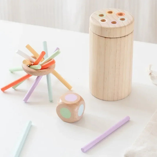 Montessori Wooden Stick Matching & Balance Game