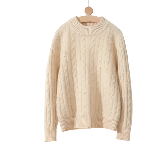 Cashmere knitted pullover sweater unisex