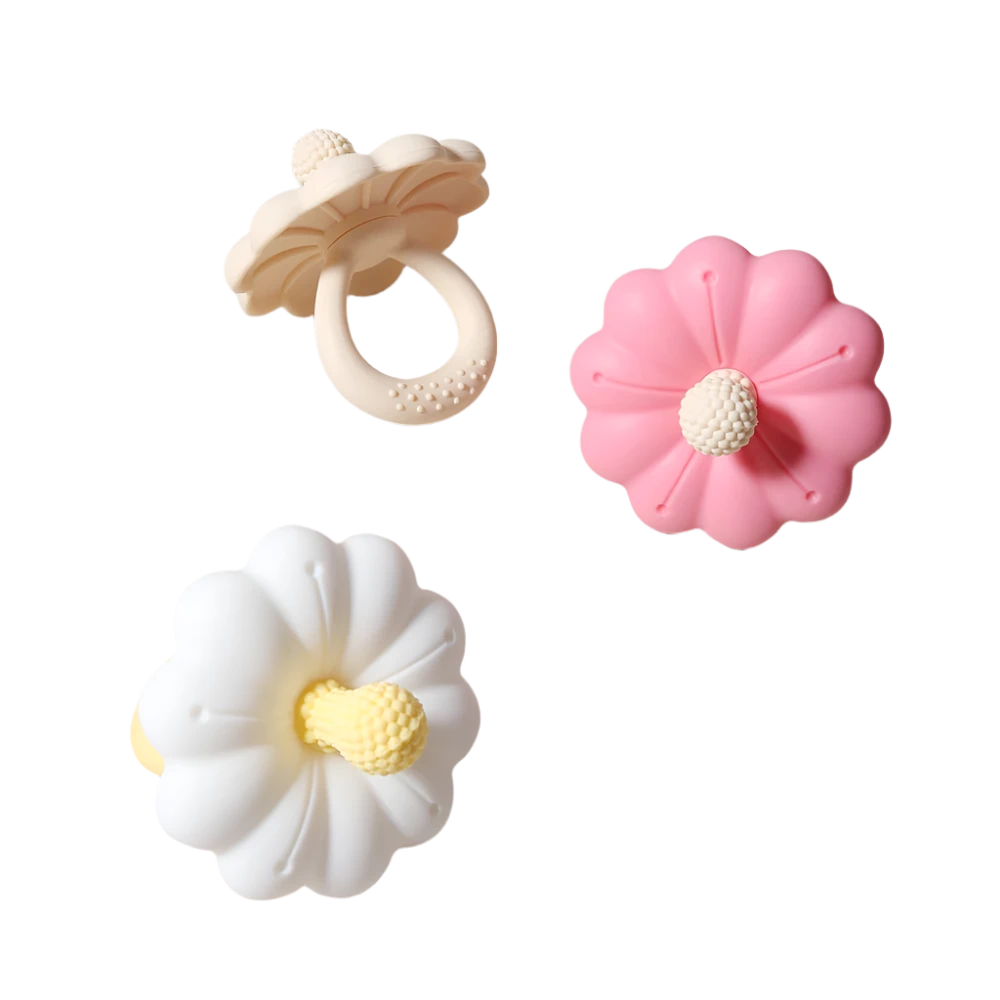 Silicone Flower Teether | Food-Grade Baby Toy