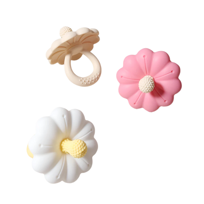 Silicone Flower Teether | Food-Grade Baby Toy