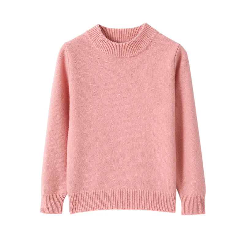 Kids Cashmere Knitted Pullover Sweater